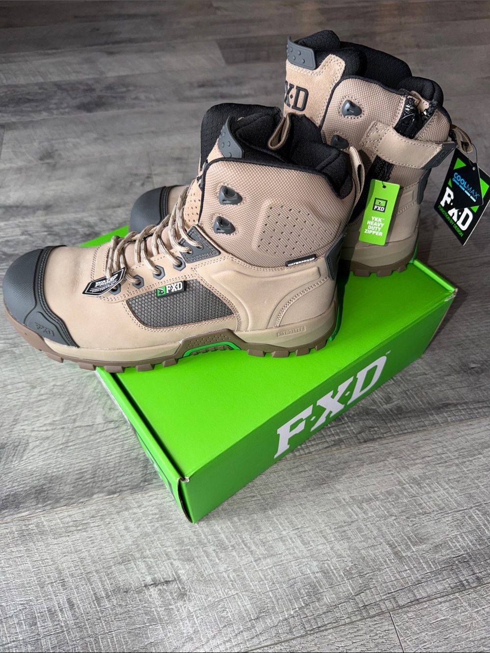 NWT! FXD Men’s composite toe work boot - Picture 3 of 10